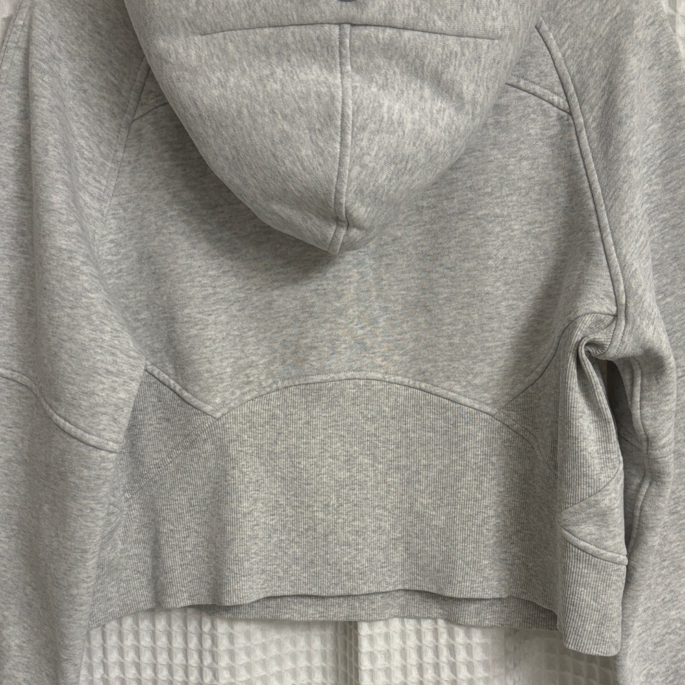 Lululemon Scuba Oversized Half-Zip Hoodie ~ XS/S ~ HC Ultra Light Grey - Picture 8 of 12
